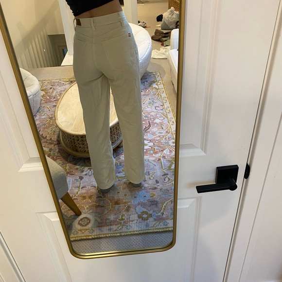 BDG high rise straight leg cream jeans - Picture 4 of 4